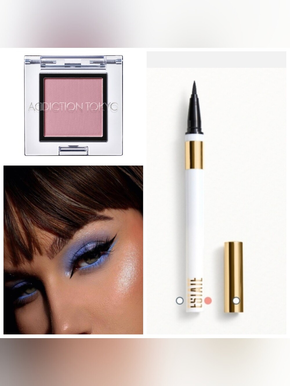 Addiction Tokyo and ESTATE Eyeshadow, Eyeliner Lot